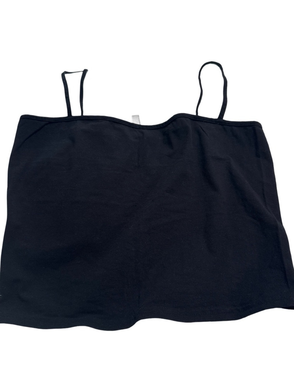H&M Black Spaghetti Strap Crop Top